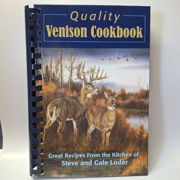 Quality Venison Cookbook Deer Recipes Loder 2008 Hunter Grilling Crockpot Guide - Picture 1 of 9